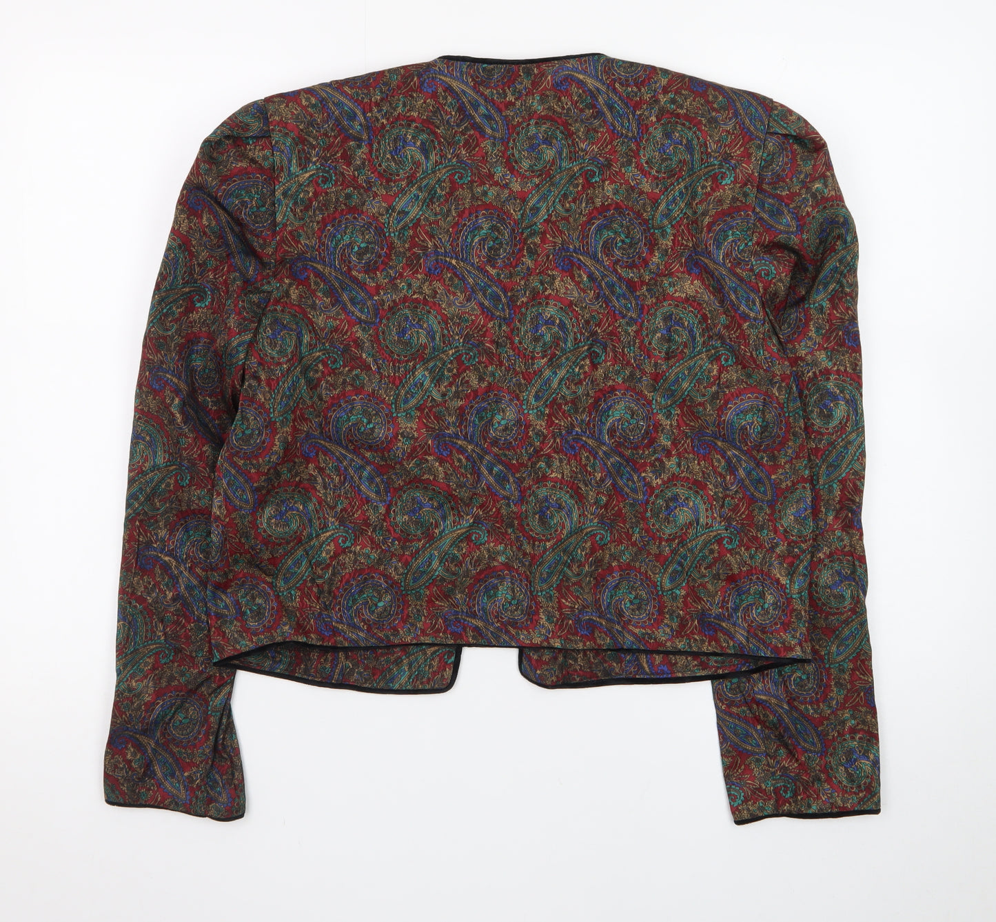Nilani Women's Multicoloured Paisley Woven Suit Jacket Size 12
