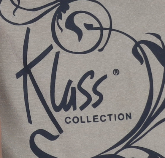 Klass Collection Womens Beige Belted Trench Jacket Size 18