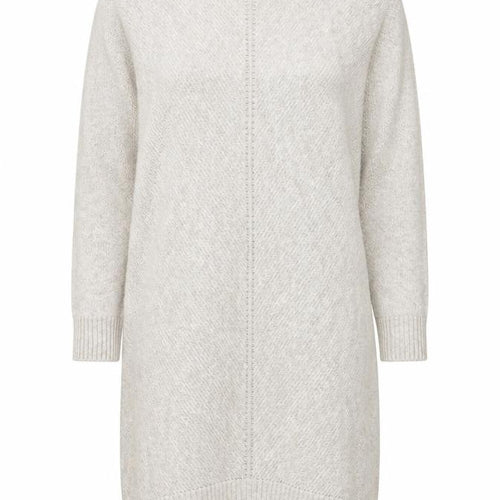 Fat Face Women's Beige Cotton Blend Jumper Dress Size 14