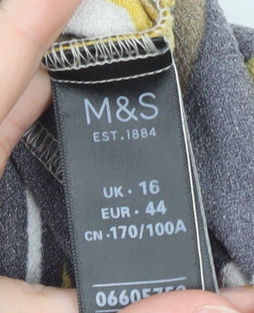 Marks and Spencer Women's Multicoloured Size 16 Bomber Jacket