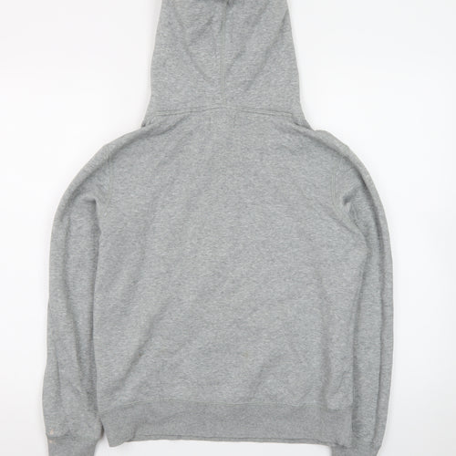 Converse Men's Grey Pullover Hoodie Small Graphic All Star Logo