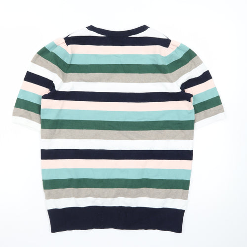 Boden Women's Multicoloured Striped Cotton Jumper M