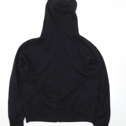 Uniqlo Men’s Black Full Zip Hoodie Size S Cotton Jersey