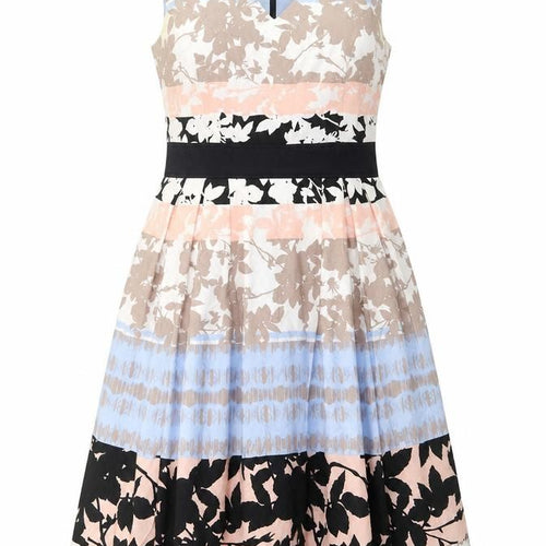 Principles by Ben de Lisi Womens Multicoloured Fit & Flare Dress Size 10