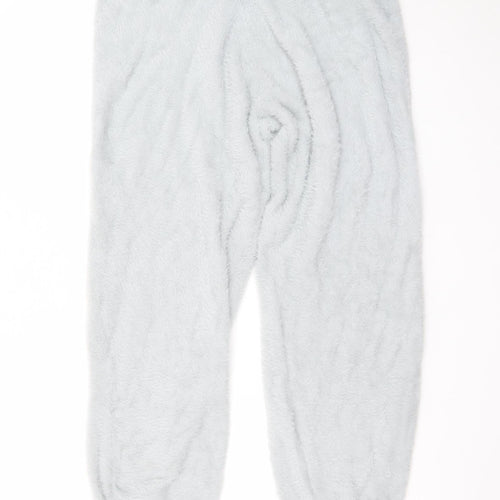 Marks and Spencer Womens Grey Fluffy Jogger Trousers M Regular