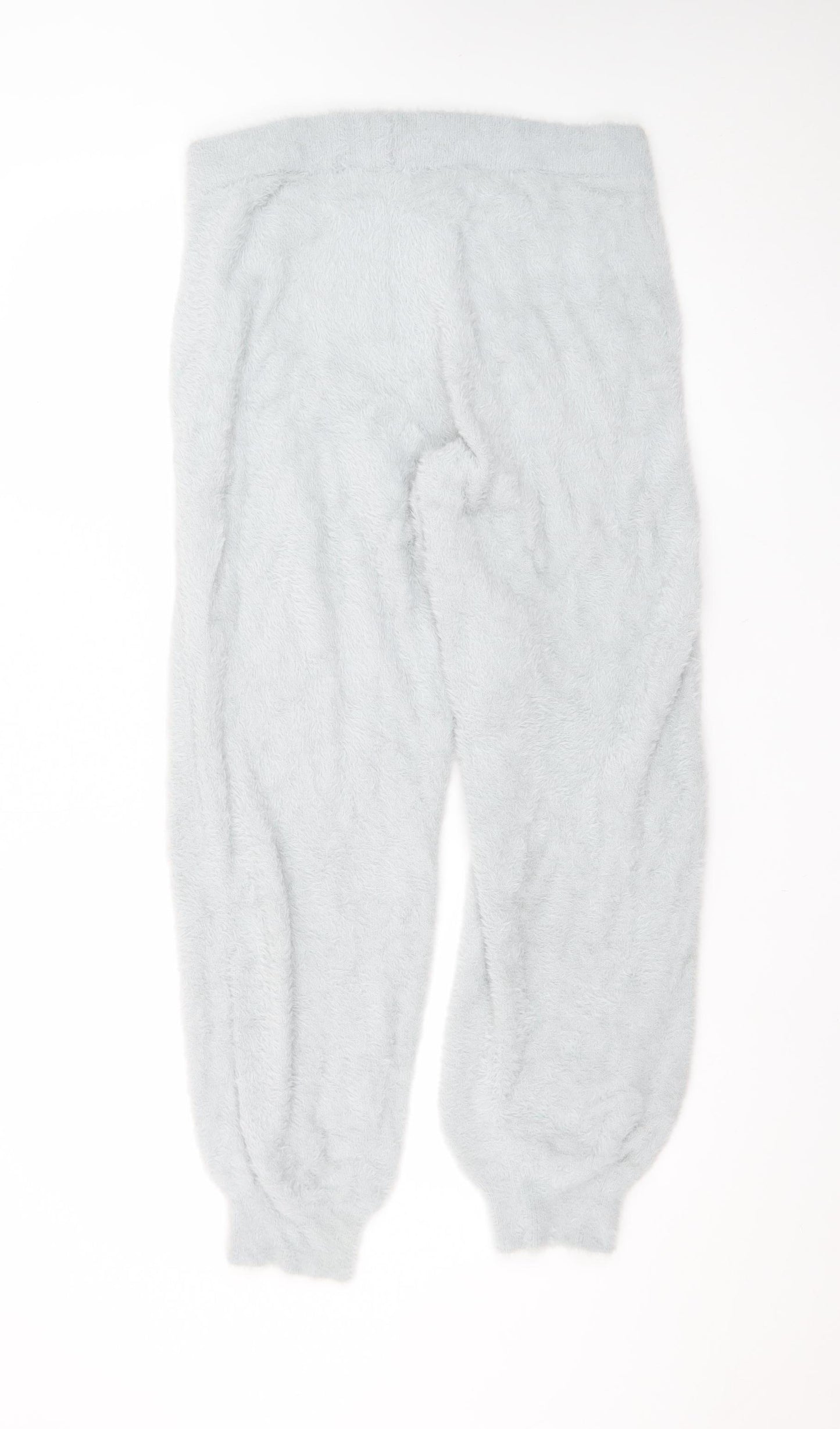 Marks and Spencer Womens Grey Fluffy Jogger Trousers M Regular