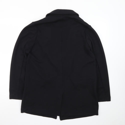 Next Women Black Size 10 Blazer Jacket Single-Breasted Classic