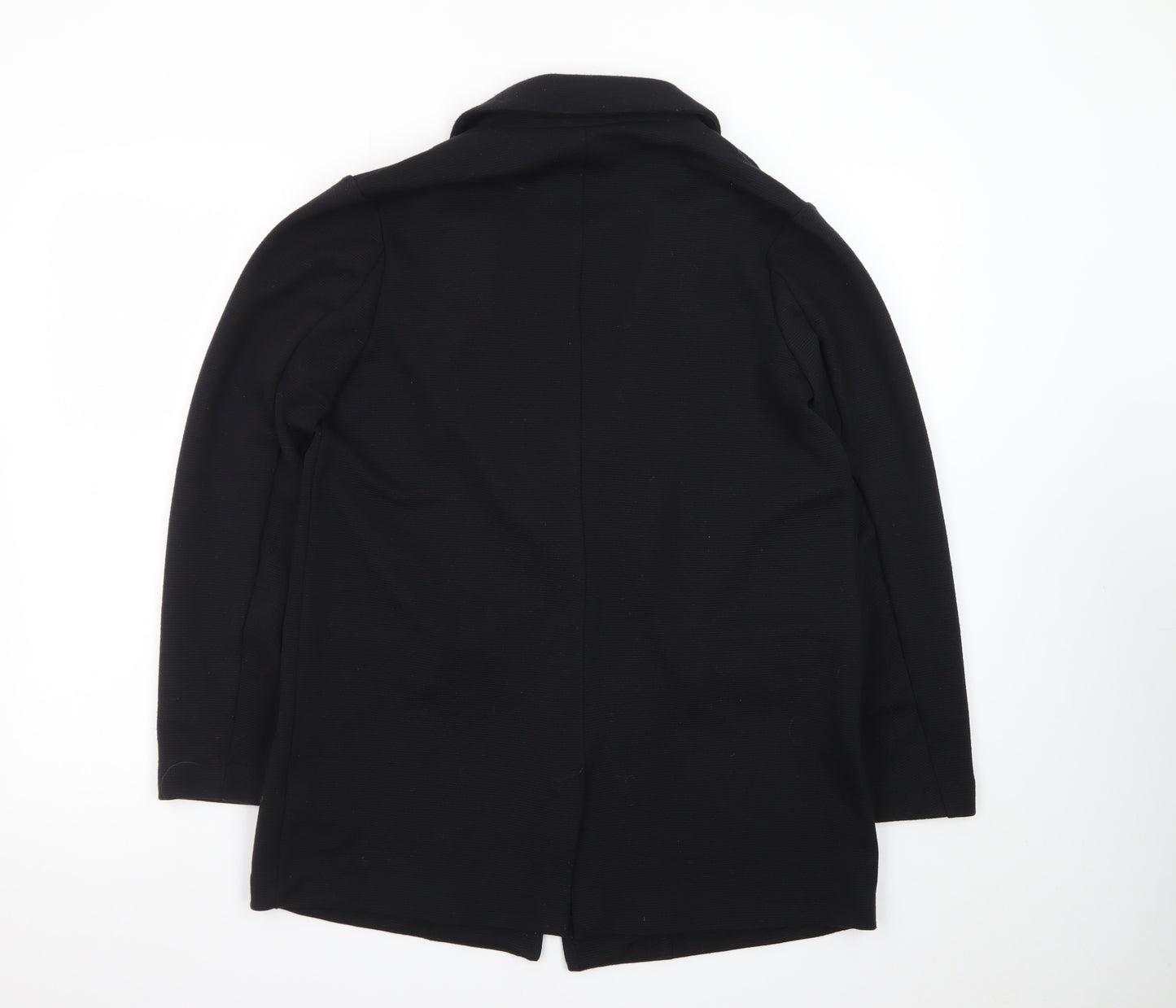 Next Women Black Size 10 Blazer Jacket Single-Breasted Classic