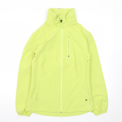 Marks and Spencer Women’s Green Waterproof Jacket Size 6 Lightweight Rain Coat