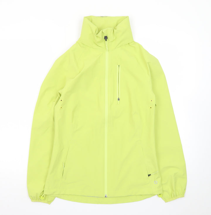 Marks and Spencer Women’s Green Waterproof Jacket Size 6 Lightweight Rain Coat