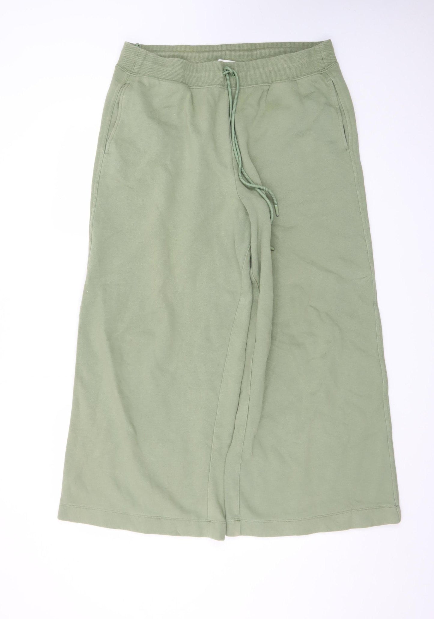 Marks and Spencer Women’s Green Relaxed Wide-Leg Sweatpants Size 16