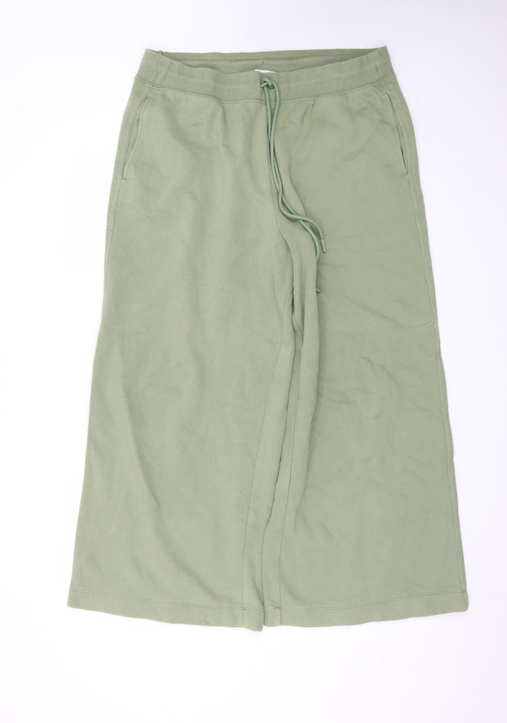 Marks and Spencer Women’s Green Relaxed Wide-Leg Sweatpants Size 16