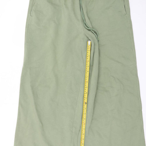 Marks and Spencer Women’s Green Relaxed Wide-Leg Sweatpants Size 16
