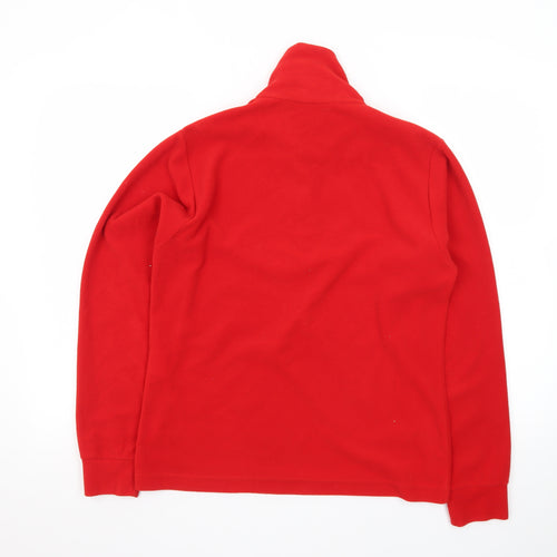 Snow+Rock Womens Red XS 1/2 Zip Fleece Pullover Sweatshirt