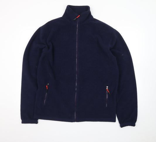 Urban Heritage Men's Blue Fleece Full Zip Jacket Size L