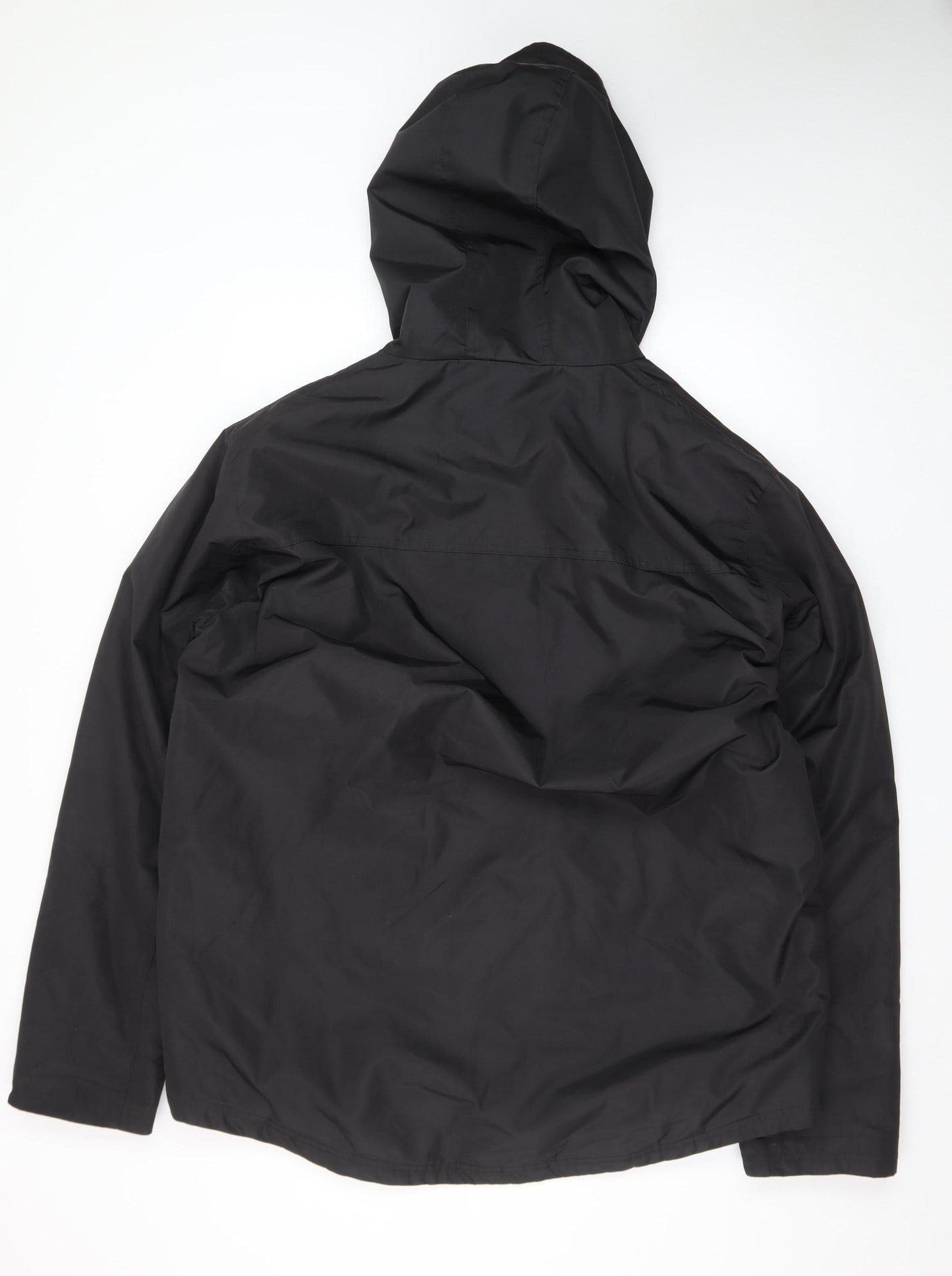 No Fear Men's Black 3XL Hooded Waterproof Parka Jacket