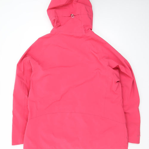 Regatta Great Outdoors Women's Pink Hooded Waterproof Jacket UK 18