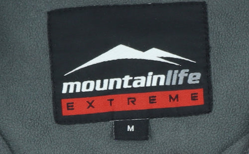 Mountain Life Extreme Men's Black Soft Shell Jacket M Outdoor Hiking