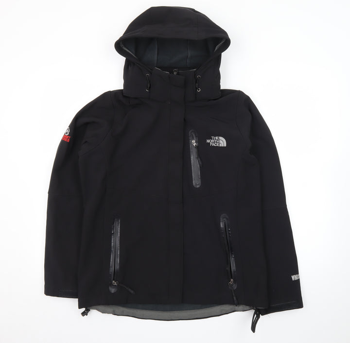 The North Face Men's Black Softshell Summit Jacket L Hooded Windproof