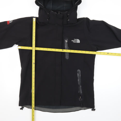 The North Face Men's Black Softshell Summit Jacket L Hooded Windproof