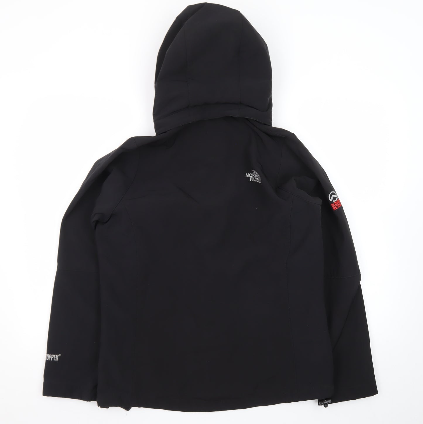 The North Face Men's Black Softshell Summit Jacket L Hooded Windproof