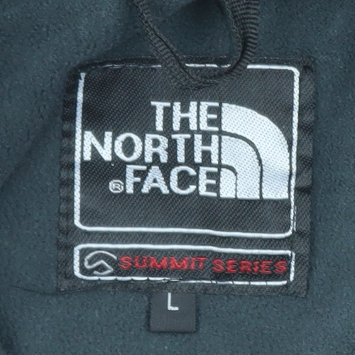 The North Face Men's Black Softshell Summit Jacket L Hooded Windproof