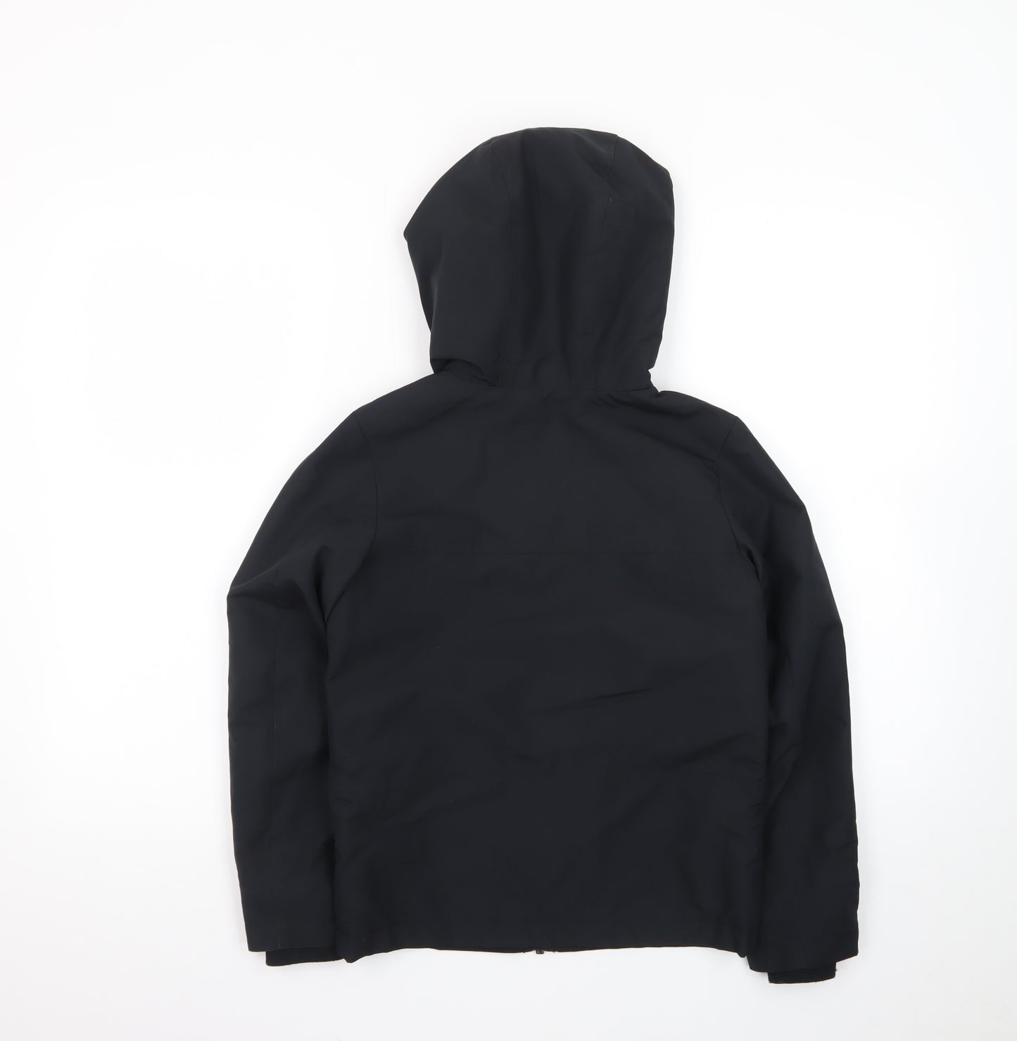 Marks and Spencer Boys Black Waterproof Hooded Parka Coat 7-8 Years