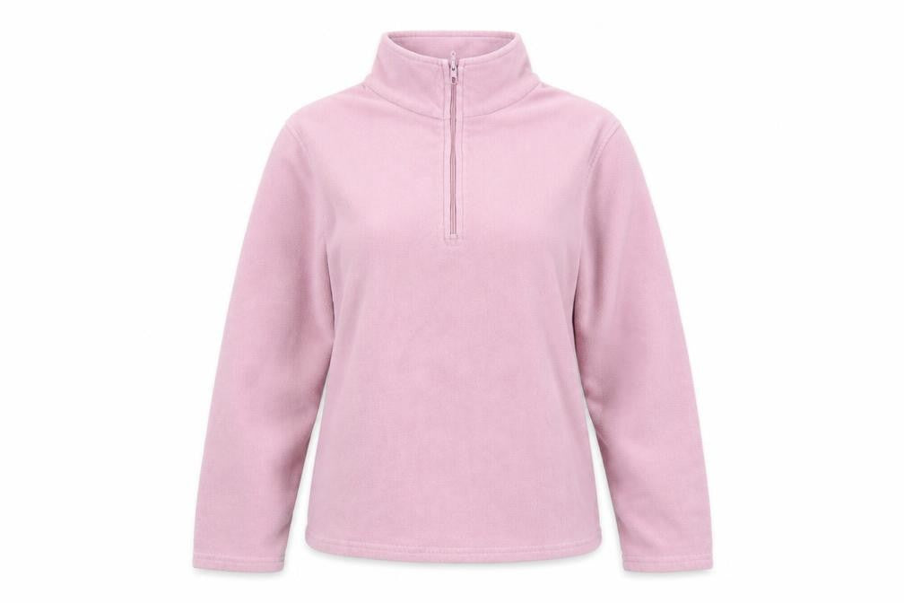 Mountain Warehouse Women’s Pink Fleece 1/2 Zip Pullover Hoodie M