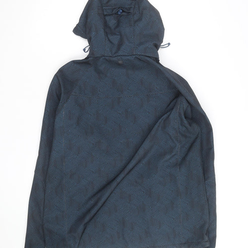 Mountain Warehouse Men's Blue Softshell Hooded Jacket Size L Outdoor