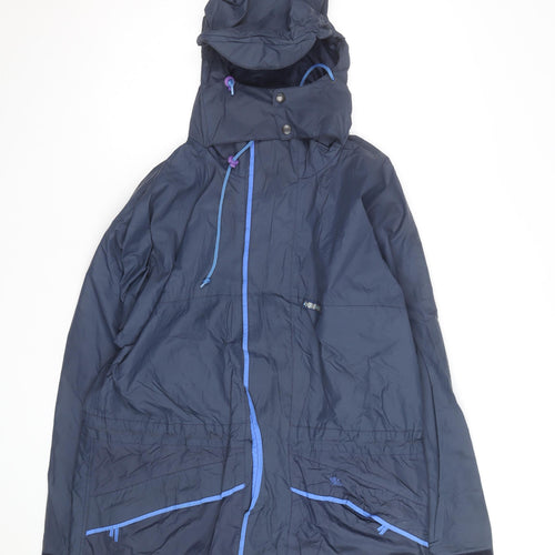 Walkabout Men’s Blue Waterproof Hooded Parka Jacket Size M