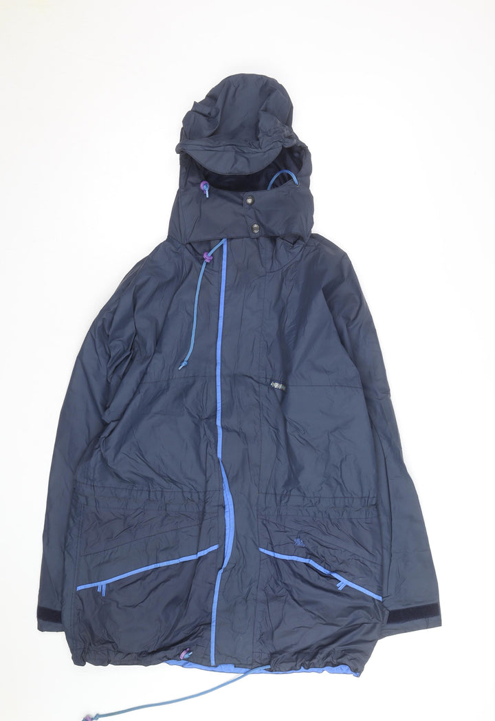 Walkabout Men’s Blue Waterproof Hooded Parka Jacket Size M