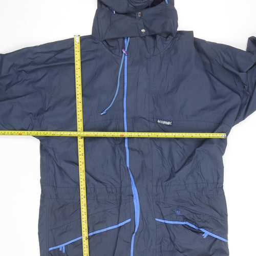 Walkabout Men’s Blue Waterproof Hooded Parka Jacket Size M