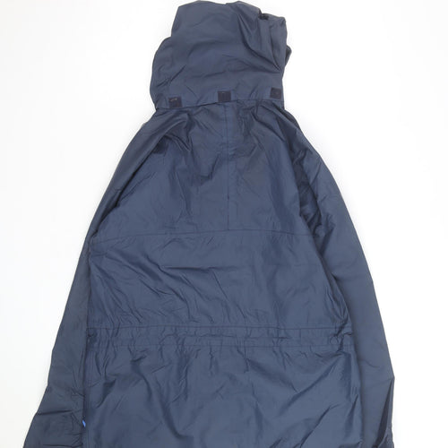 Walkabout Men’s Blue Waterproof Hooded Parka Jacket Size M