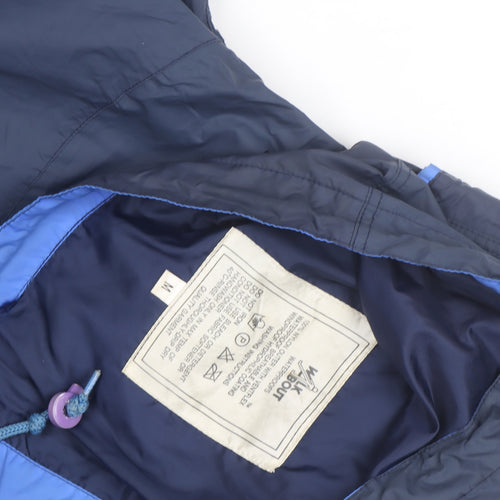 Walkabout Men’s Blue Waterproof Hooded Parka Jacket Size M