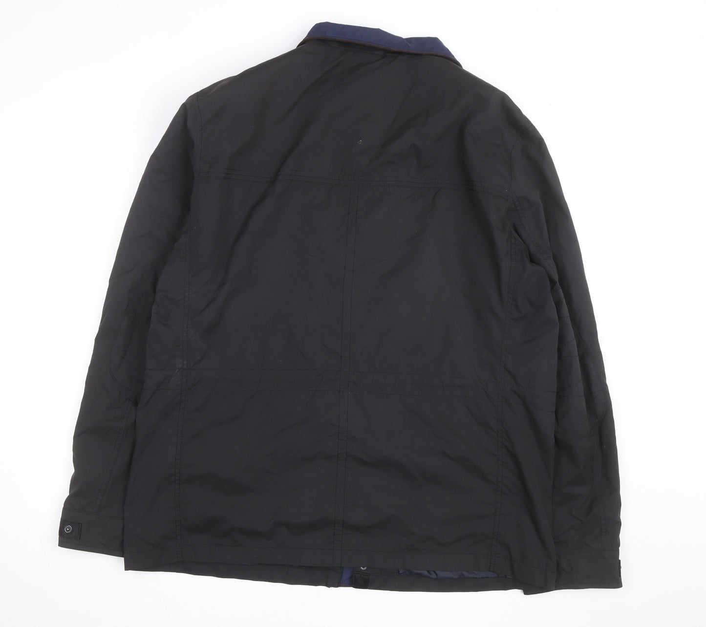 Collezione Men's Black XL Waterproof Rain Coat Jacket