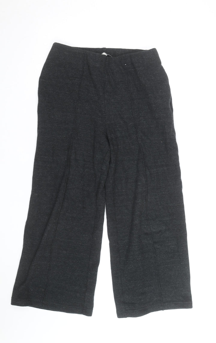 Marks and Spencer Women’s Black XS Wide-Leg Jersey Trousers