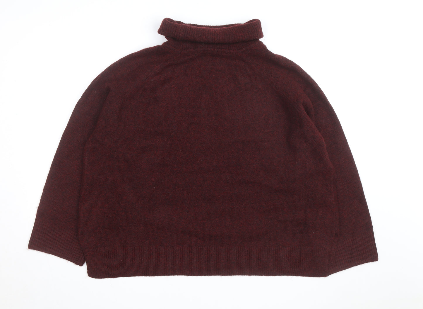 Nobody’s Child Women Brown Roll Neck Knit Jumper L