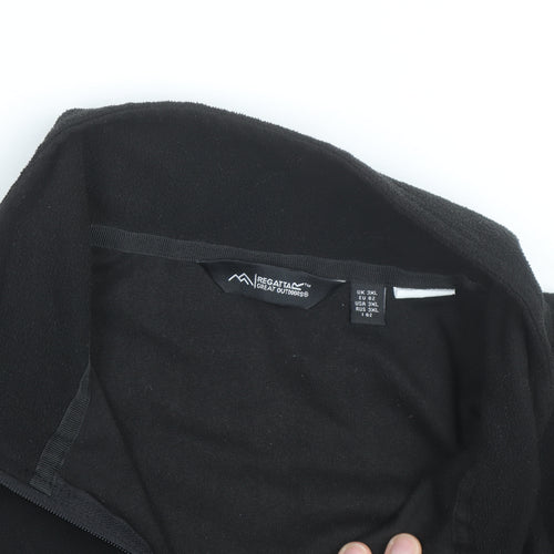 Regatta Men's Black 3XL Fleece 1/4 Zip Outdoor Sweatshirt