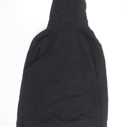 Lacoste Men's Black Pullover Hoodie M Regular Fit Logo Cotton