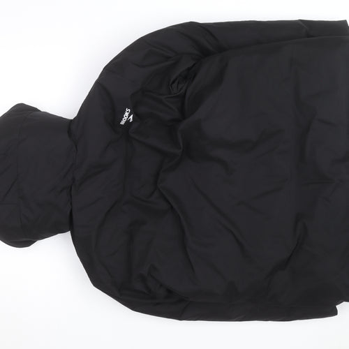 Brooks Men's Black Hooded Puffer Jacket M Winter Warm