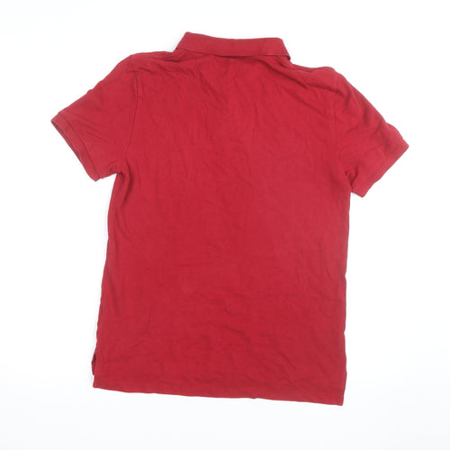 Polo Ralph Lauren Men's Red Classic Cotton Short Sleeve Polo Shirt XL