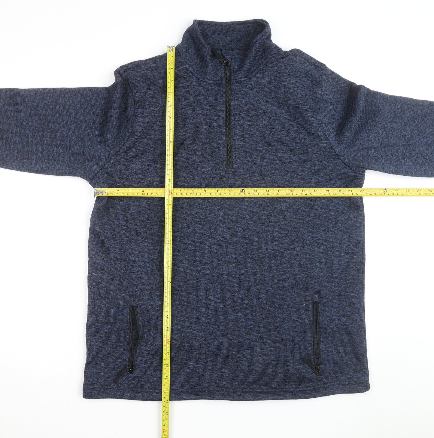 PARKSIDE Men's Blue Fleece 1/4 Zip Activewear Jacket Size L