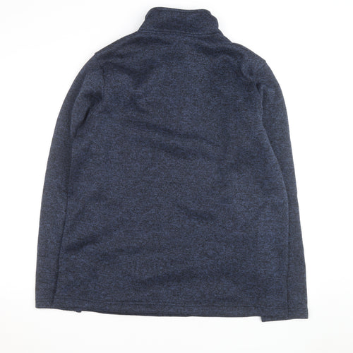PARKSIDE Men's Blue Fleece 1/4 Zip Activewear Jacket Size L