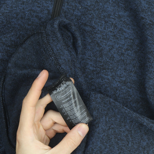 PARKSIDE Men's Blue Fleece 1/4 Zip Activewear Jacket Size L