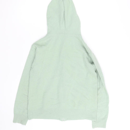 Marks and Spencer Autograph Women's Green Cashmere Full Zip Hoodie Size S