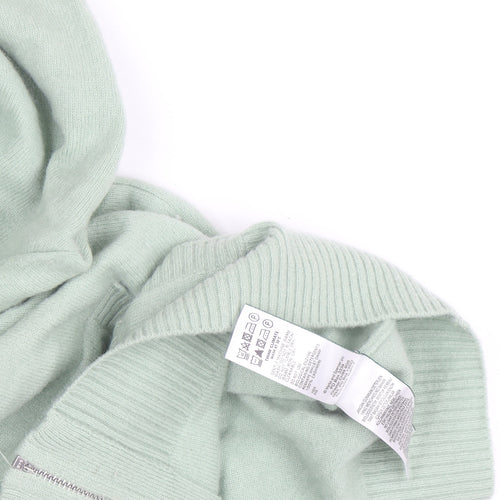 Marks and Spencer Autograph Women's Green Cashmere Full Zip Hoodie Size S