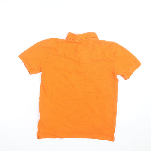 Polo Ralph Lauren Boys Orange Short Sleeve Cotton Polo Shirt M (10-12)