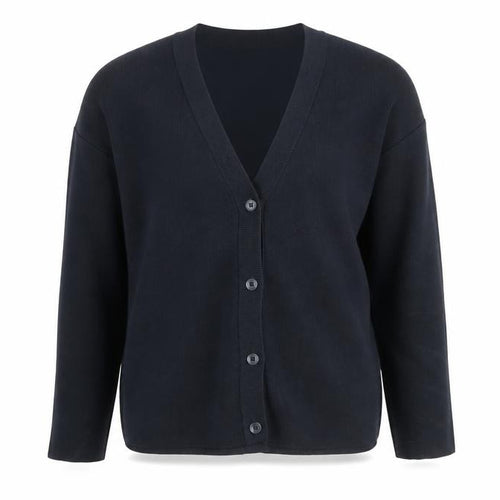 MNG Men's Black XS V-Neck Button Cardigan Knit Jumper