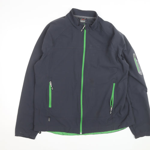 First Ascent Men's Black 2XL Soft Shell Jacket Outdoor Hiking Windproof
