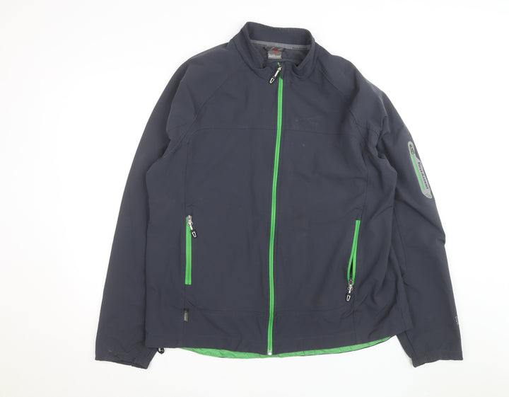 First Ascent Men's Black 2XL Soft Shell Jacket Outdoor Hiking Windproof